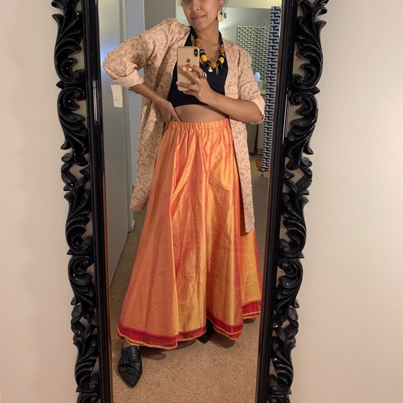 ❗️SOLD❗️Vintage Jeanne-Marc maxi skirt - Picture 5 of 6